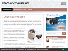 Tablet Screenshot of chocolademousse.net